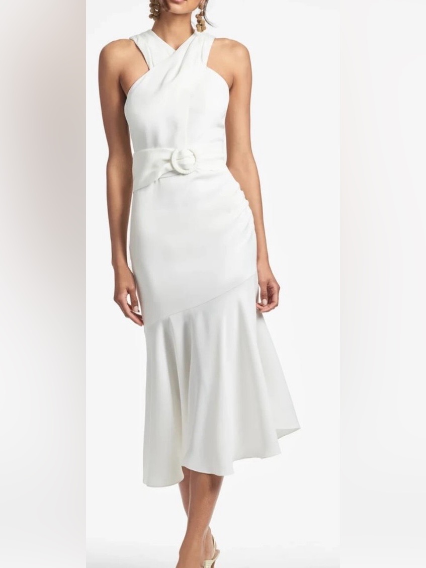 Sachin + Babi Naomi Asymmetrical Halter Dress